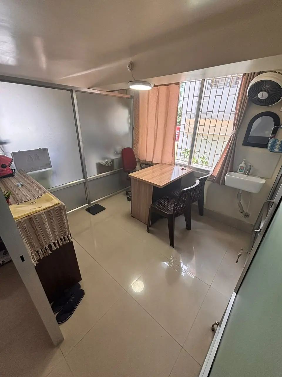 Private, well-lit consultation room inside Chikitsaa
